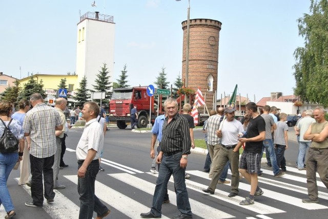 Rolnicy w piątek, poniedziałek i wczoraj blokowali w Łasinie krajową 16.