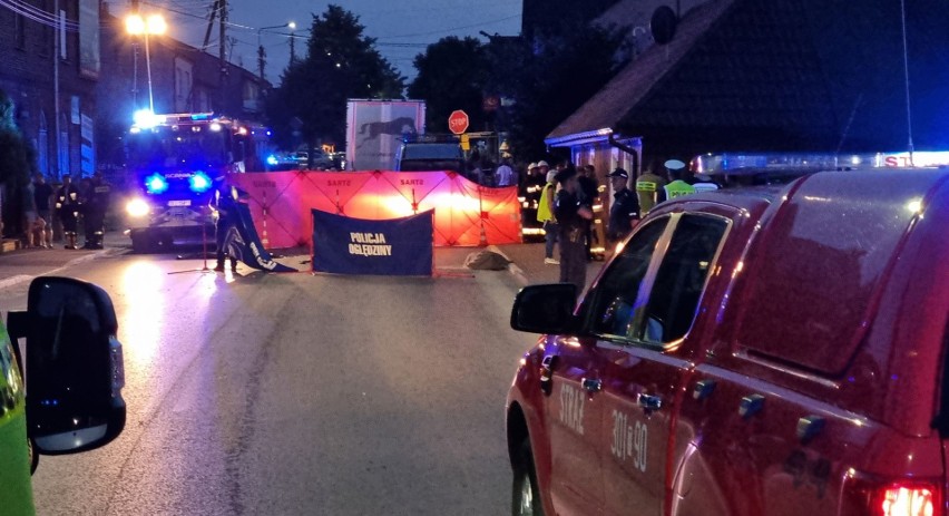 Tragiczny wypadek w Daleszycach. Samochód śmiertelnie potrącił kobietę i 4-letnią dziewczynkę [ZDJĘCIA]