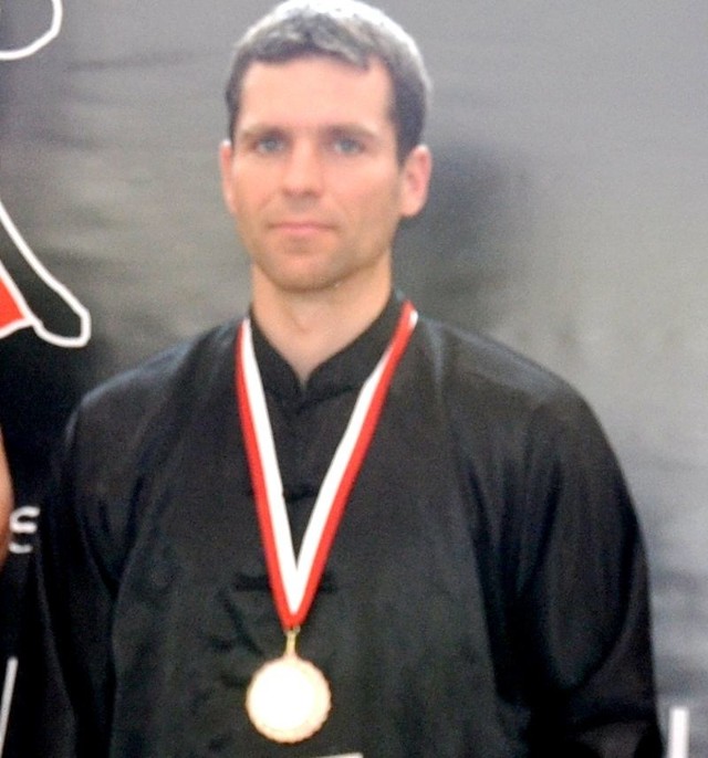 Marek Polewacz z brązowym medalem Mistrzostw Polski Wushu.