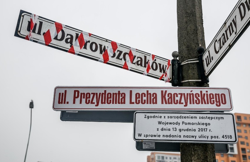 Ulica Dąbrowszczaków w Gdańsku zmieniła nazwę na Prezydenta...