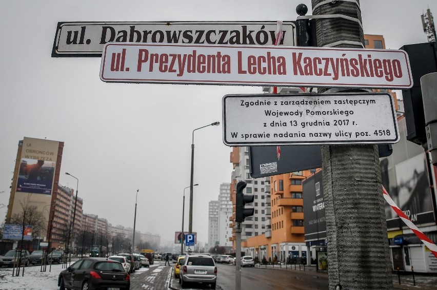 Ulica Dąbrowszczaków w Gdańsku zmieniła nazwę na Prezydenta...