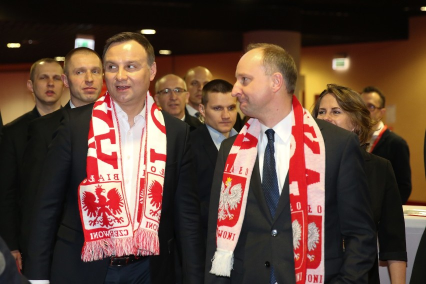 Euro 2016. Polacy walczą z Serbami. Na trybunach prezydent Andrzej Duda, Boniek i Korzeniowski