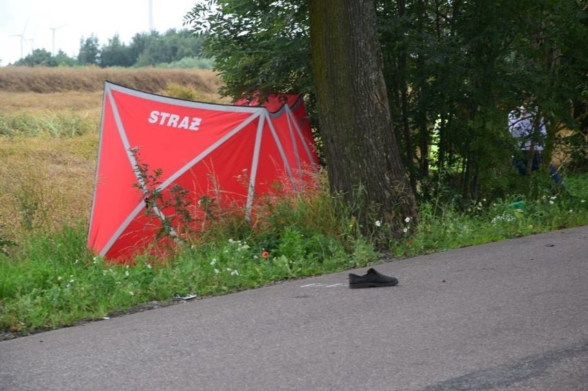 Śmiertelny wypadek w Lubieszewie. Zginął rowerzysta