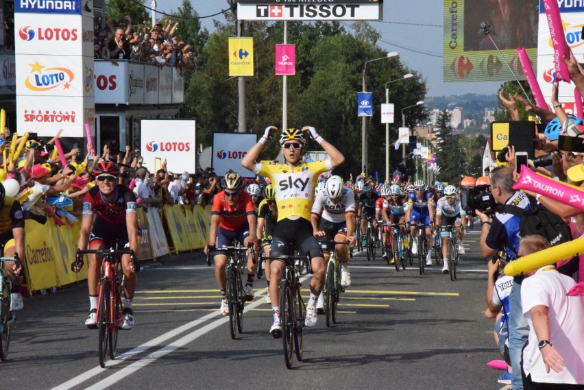 Michał Kwiatkowski wygrał etap Tour de Pologne w Bielsku-Białej. Polak umocnił się na pozycji lidera