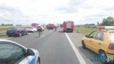 Karambol i pożar na autostradzie A4. Spłonął autobus relacji Wrocław - Kraków [ZDJĘCIA, WIDEO]