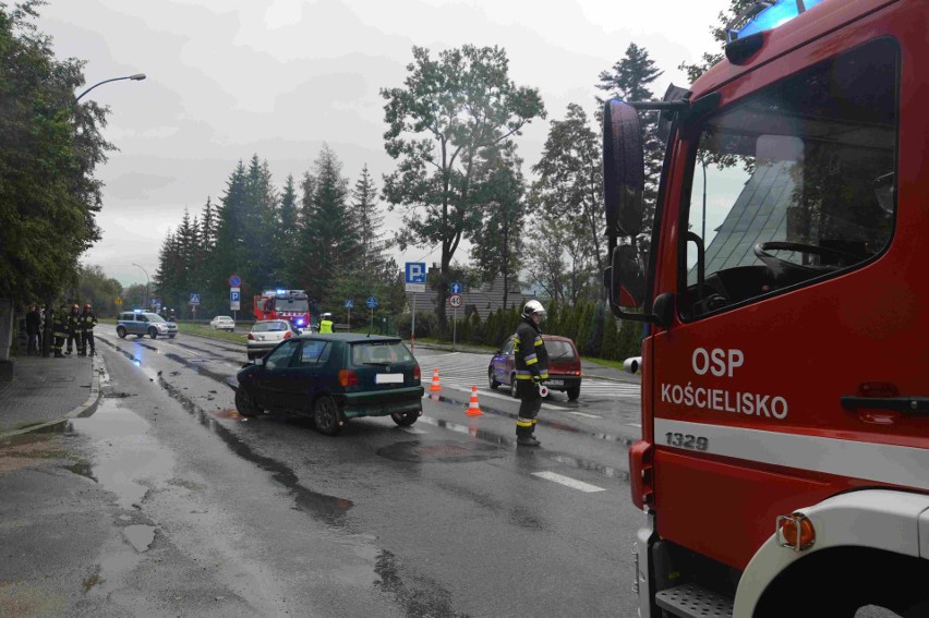 Zakopane.Wypadek na Powstańców Śląskich. Jednak osoba w szpitalu [ZDJĘCIA]