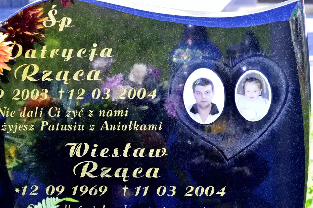 Wiesław Rząca i jego maleńka córeczka Patrycja spoczęli ostatecznie na cmentarzu parafialnym w Turzy. Tak zdecydowała żona Wiesława.