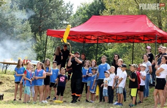 Najmłodsi uczestnicy pikniku mieli możliwość skorzystania z wielu atrakcji.