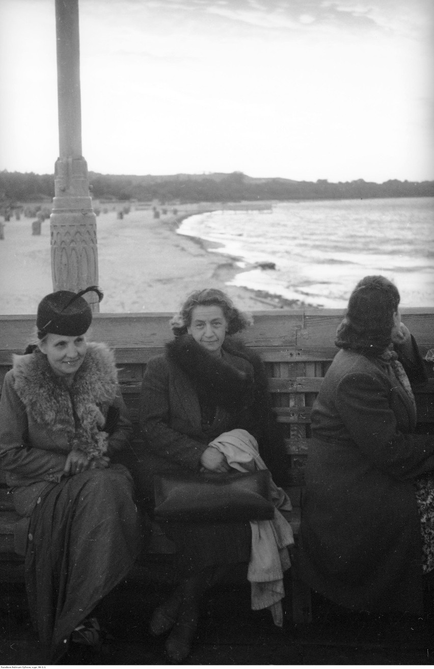 Molo w Sopocie 1945