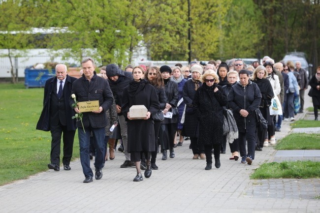 Tłumy artystów na pogrzebie Zofii Kucówny Zobaczcie ZDJĘCIA