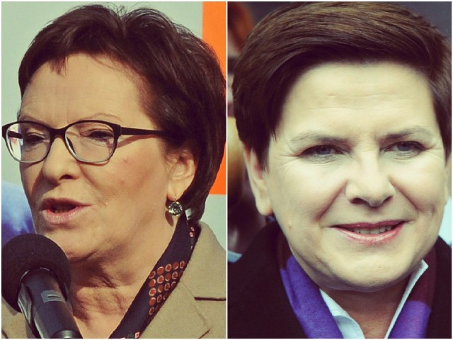 Ewa Kopacz i Beata Szydło