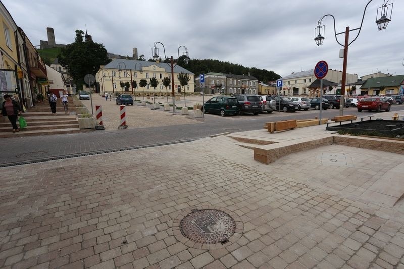 Odremontowany Rynek w Chęcinach