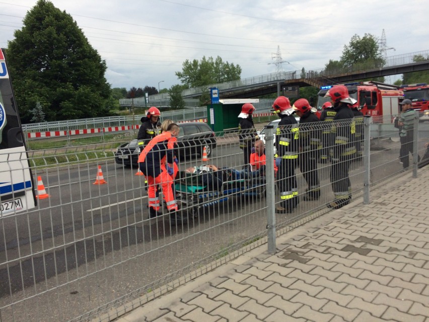 Opel potrącił pieszego na ul. 3 Maja w Sosnowcu