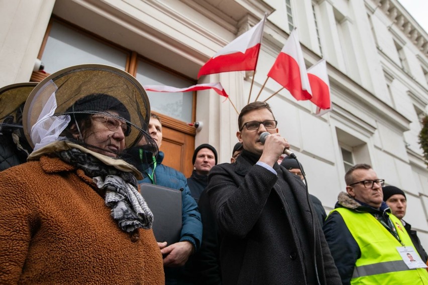 Protest rolników w Bydgoszczy - 20.02.2024.