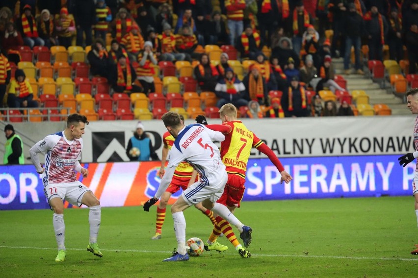 Bialystok 02.03.2019 jagiellonia bialystok - gornik zabrze...