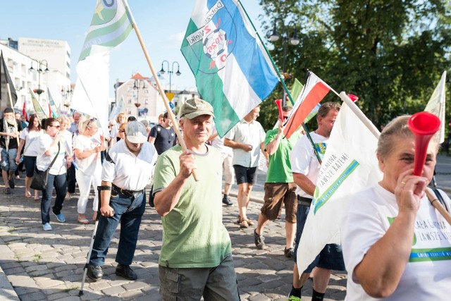 Manifestacja przeciwników dużego Opola.
