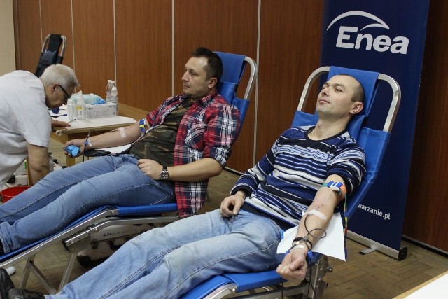 Ponad 20 litrów krwi oddali w piątek 14 lutego w Elektrowni Kozienice honorowi krwiodawcy.