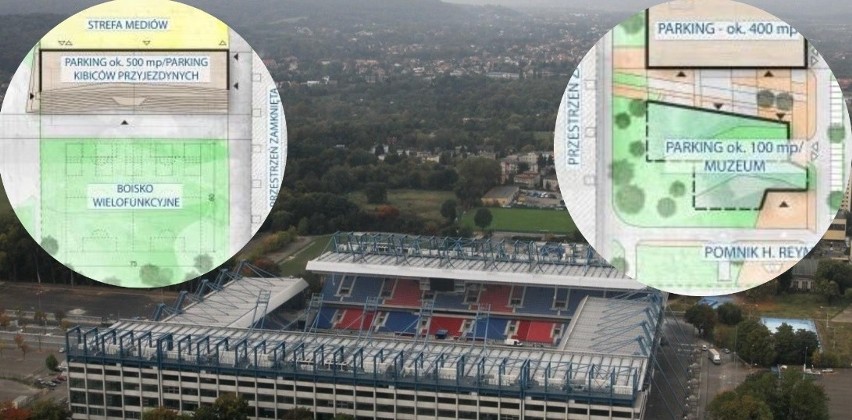 Kraków. Więcej zieleni zamiast betonu przy stadionie Wisły. Kontrowersje wzbudza parking w sąsiedztwie Błoń