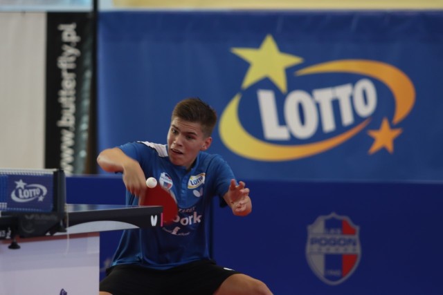 Alan Kulczycki jest najmłodszym zawodnikiem lęborskiej drużyny Poltarex Pogoń i obiecuje ambitne granie przeciwko tenisistom stołowym z Grudziądza i Zamościa. 