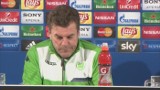 Trener Wolfsburga: Do awansu potrzebne są dwa dobre dni. Jeden już za nami [WIDEO]