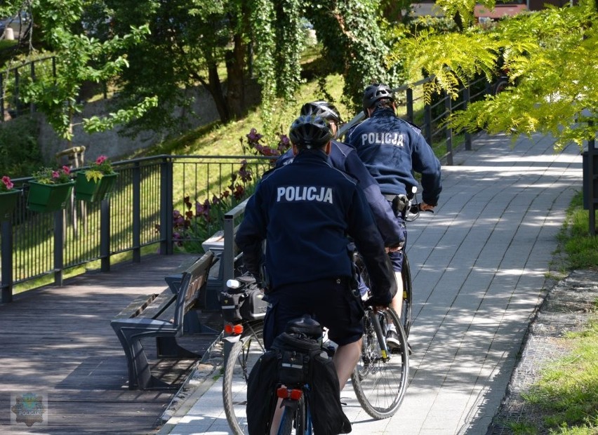 Drużyna rowerowa przy Komendzie Wojewódzkiej Policji w Opolu...