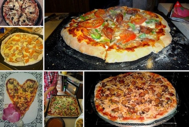 Pysznie wyglądające pizze:)