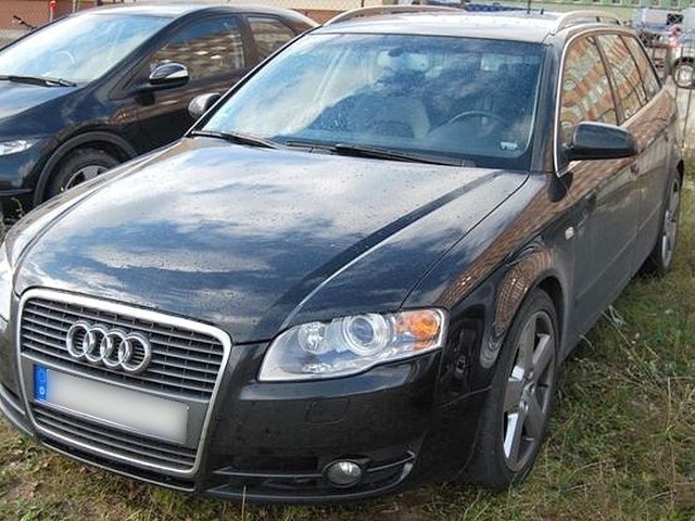 Audi zatrzymane przez suwalskich policjantów