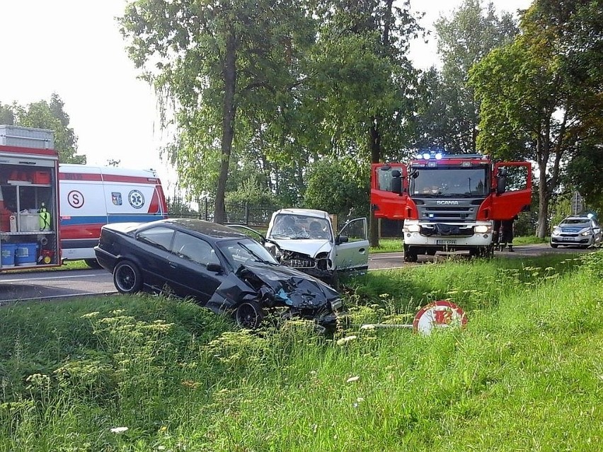 Wypadek na DK 19 w m. Haćki. Ranna kobieta poleciała...