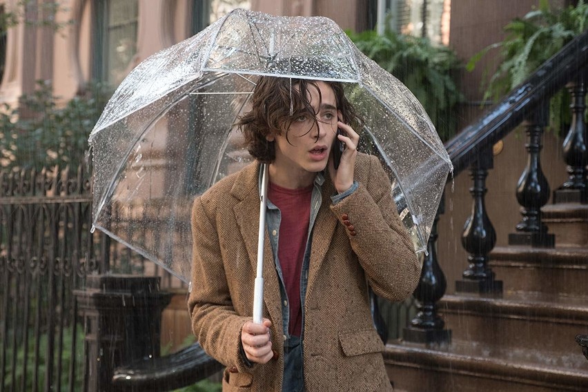 Kadr z filmu "W deszczowy dzień w Nowym Jorku"