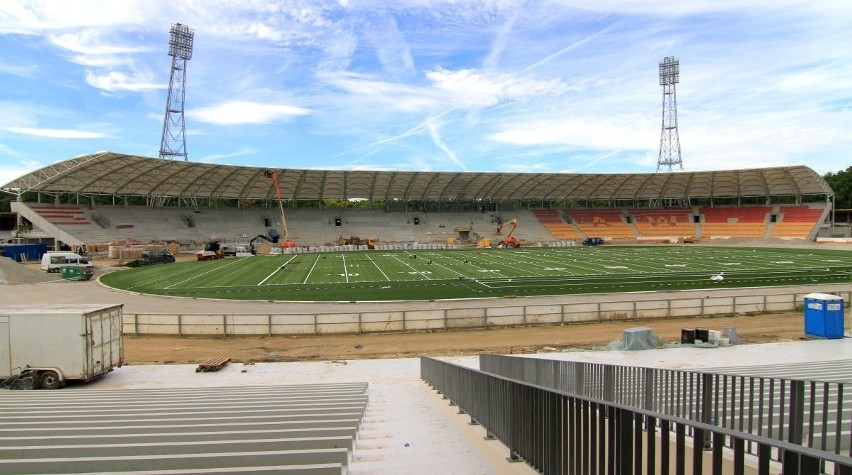 Trwa gruntowny remont Stadionu Olimpijskiego we Wrocławiu