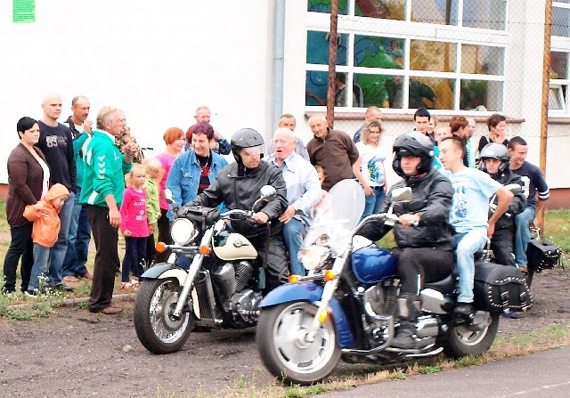 Przejażdżki motorami zapewniła grupa "Motoris" z Barcina