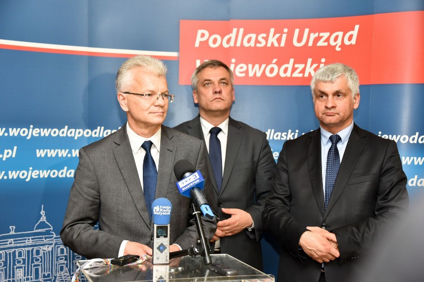 W rozmowach uczestniczyli (od lewej): Ričardas Degutis,...