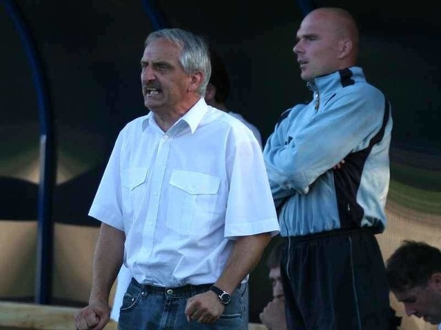 Trener Piotr Brzeziński w meczu z roztoczem nie testował żadnego nowego piłkarza.