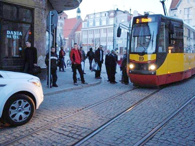 Torowisko najczęściej jest blokowane przy ul. Starej, Długiej, Szewskiej i Rynku