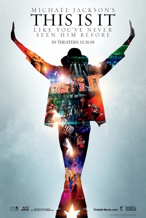 Plakat do filmu: "Michael Jackson's This Is It"