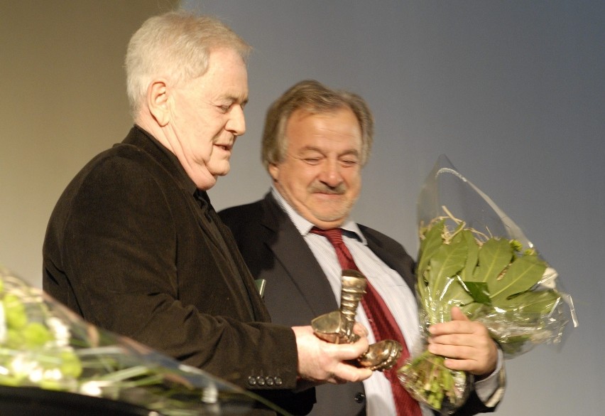Istvan Szabo (z lewej) i producent jego filmu "Sztuka...