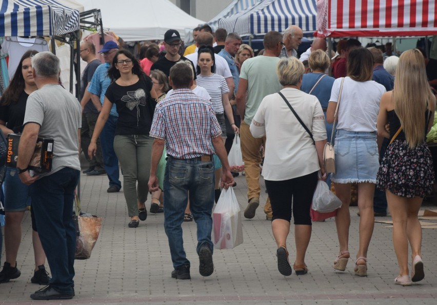 Niedzielny targ w Wierzbicy (18 lipca) w powiecie radomskim...