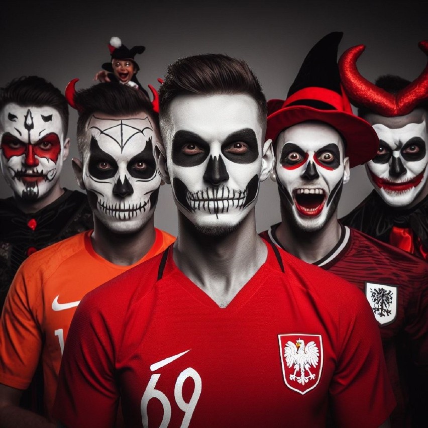 Pilkarze na Halloween 2023. Lewandowski, Ronaldo i inni. Tak wyglądają  stylizacje według sztucznej inteligencji | Gol24