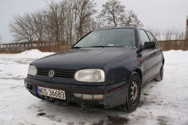 VW Golf III, 1995 r., 1,9 D, 2 tys. 200 zł;