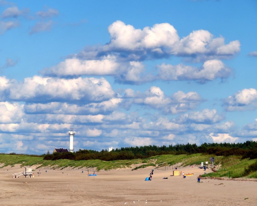 Wrzesień na usteckiej plaży zachodniej prezentuje się...