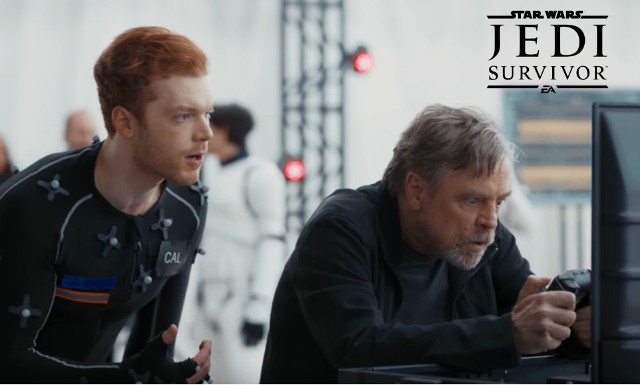 Legendarny Luke Skywalker, czyli Mark Hamill w reklamie Star Wars Jedi Survivor, która zachwyciła fanów Gwiezdnych Wojen.