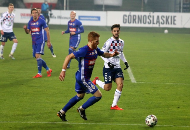 20.11.2020. Mikkel Kirkeskov uległ kontuzji w derbach z Górnikiem Zabrze.