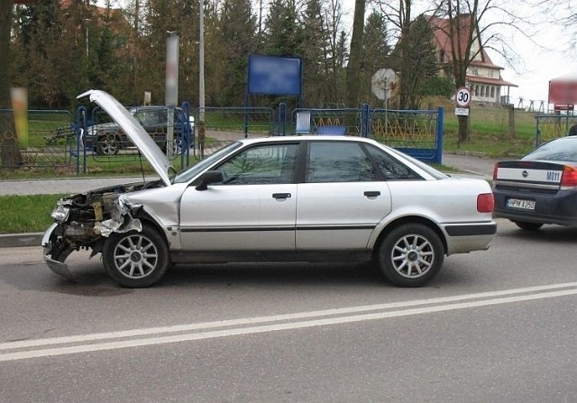 Sejny - pijany kierowca spowodował kolizję