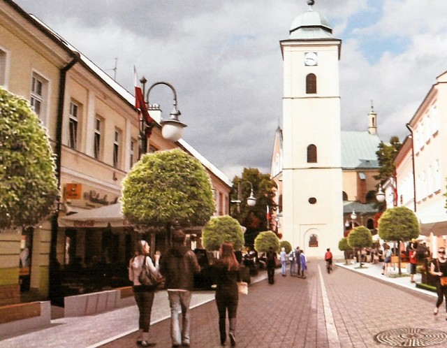 Nawiązując do historycznego wyglądu deptaka, architekci zaplanowali szpaler drzew wzdłuż ul. 3 Maja