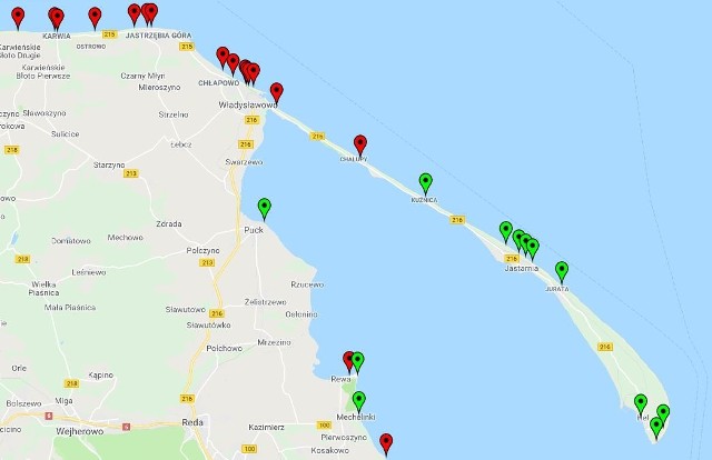 Sinice nad Bałtykiem 2018. Nowa lista kąpielisk z zakazem. Stan na 31 lipca [MAPA ONLINE]