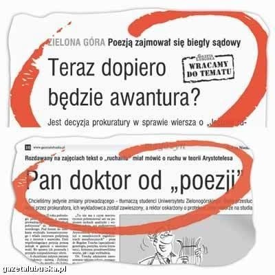 Słynna historia Trojanowskiego zaczęła się prawie dwa lata temu, kiedy na zajęciach z myśli politycznej dał studentom do analizy kontrowersyjny wiersz.