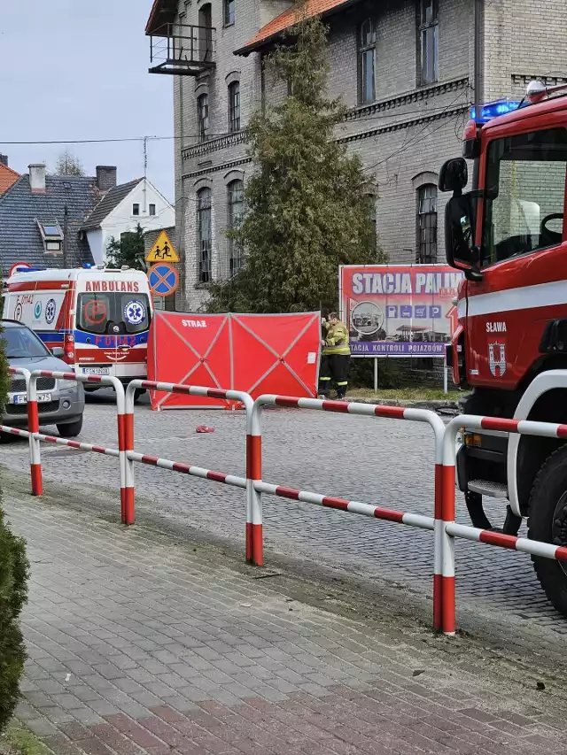 Tragedia w Sławie. Zginął 81-letni rowerzysta.