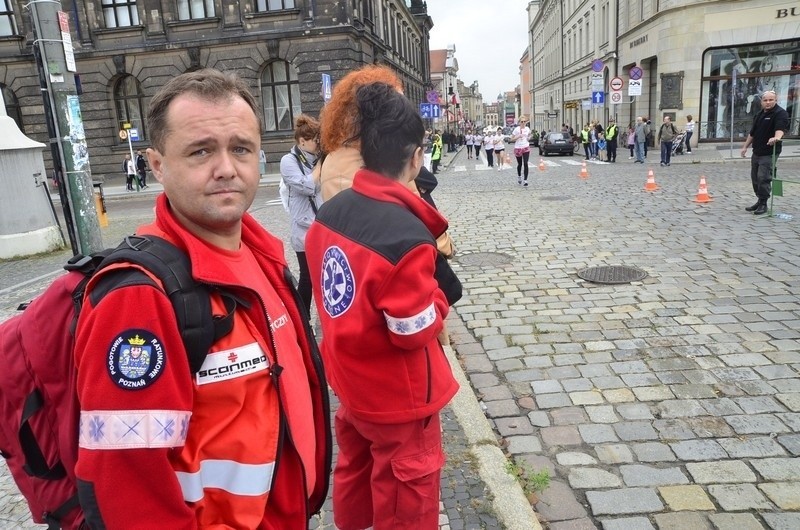 Uczestnicy Poznań Business Run na trasie