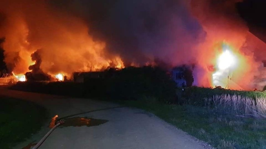 Pożar wybuchł w poniedziałek w nocy.