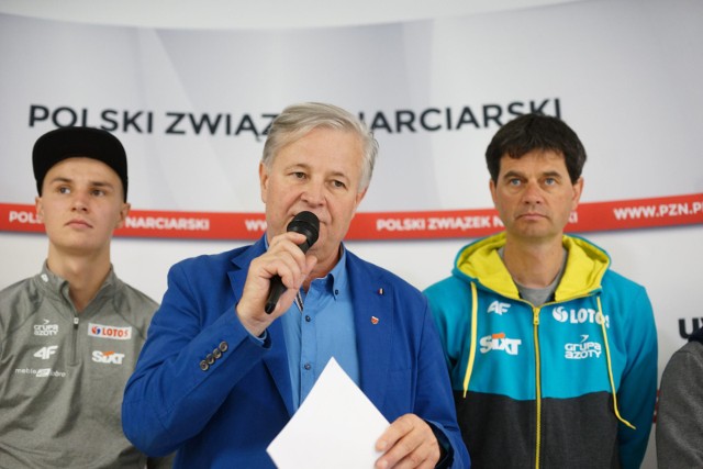 Prezes PZN Apoloniusz Tajner bardzo wysoko ocenia kompetencje Stefana Horngachera (z prawej)
